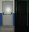 Kit de 5 bandas fotoluminiscentes para enmarca una puerta de 1 hoja